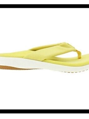 Spenco Orthotic Soft Yellow Sandals Size 8.5